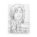 Hard Cover Notebook | Colorable | Garden | Flowers | Anime & Manga Inspired