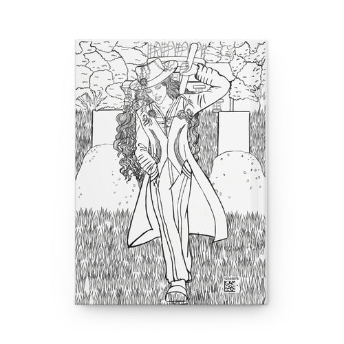 Hard Cover Journal Matte  Colorable | Anime inspired | Manga inspired | Fun & Relaxing